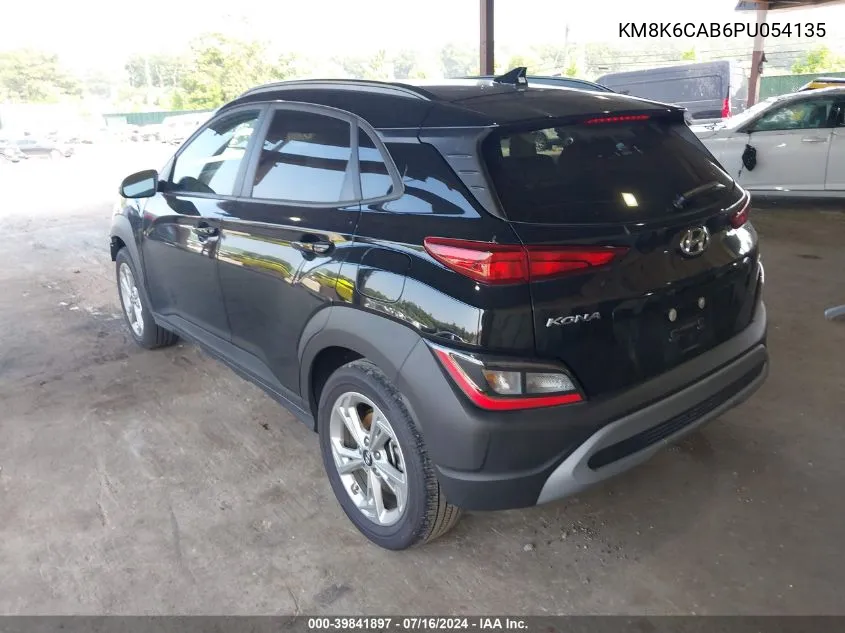 2023 Hyundai Kona Sel VIN: KM8K6CAB6PU054135 Lot: 39841897