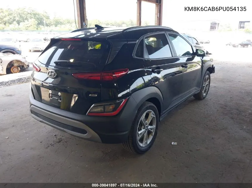 2023 Hyundai Kona Sel VIN: KM8K6CAB6PU054135 Lot: 39841897