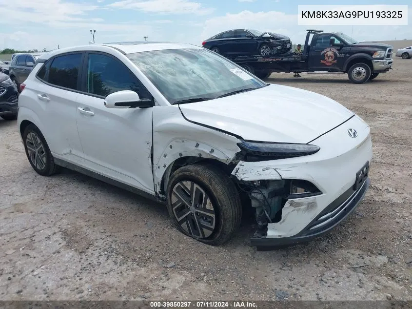 KM8K33AG9PU193325 2023 Hyundai Kona Electric Sel