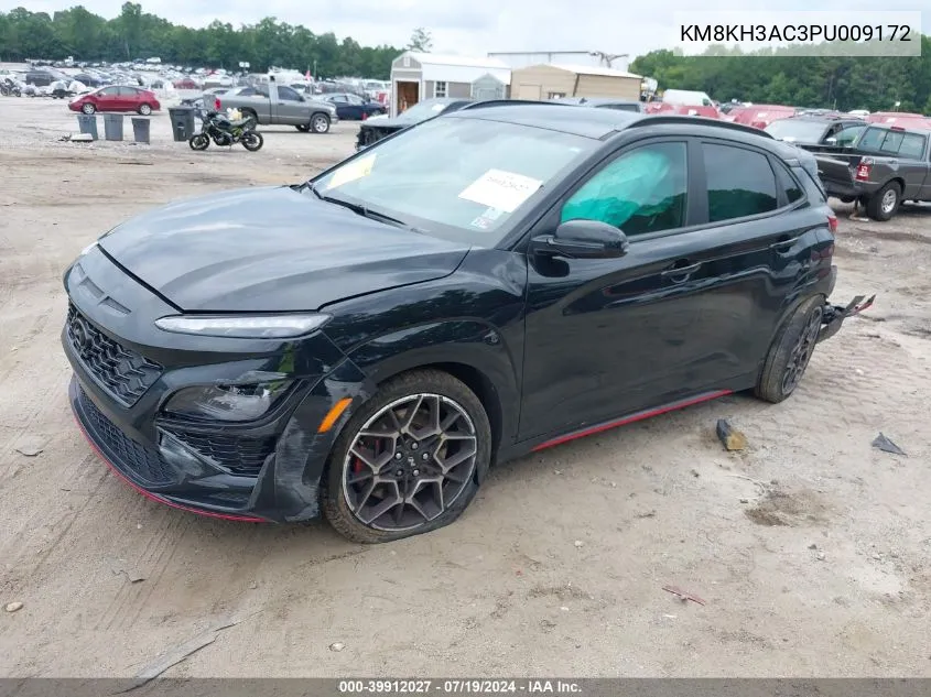 2023 Hyundai Kona N VIN: KM8KH3AC3PU009172 Lot: 39912027