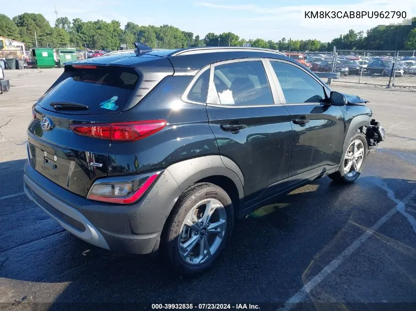 2023 Hyundai Kona Sel VIN: KM8K3CAB8PU962790 Lot: 39932835