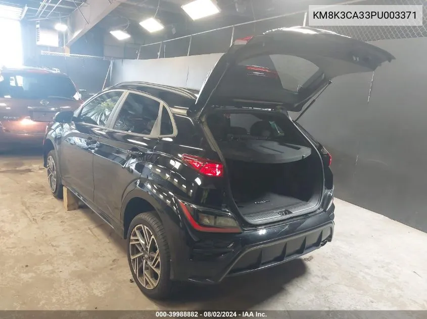 KM8K3CA33PU003371 2023 Hyundai Kona N Line