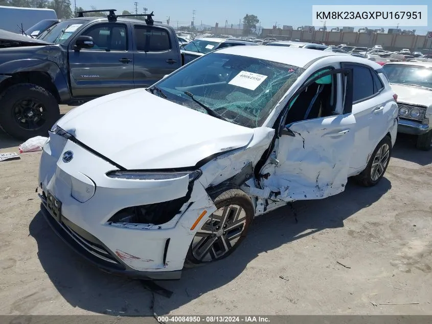 KM8K23AGXPU167951 2023 Hyundai Kona Se