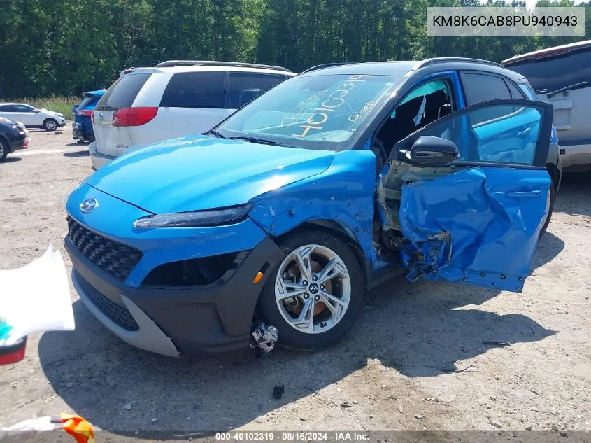 KM8K6CAB8PU940943 2023 Hyundai Kona Sel