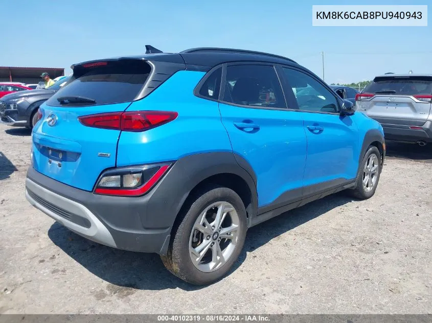 KM8K6CAB8PU940943 2023 Hyundai Kona Sel