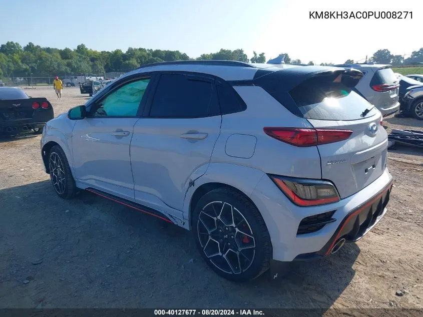 KM8KH3AC0PU008271 2023 Hyundai Kona N