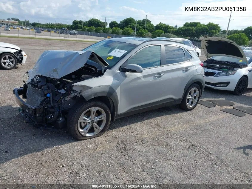 KM8K32AB2PU061358 2023 Hyundai Kona Sel