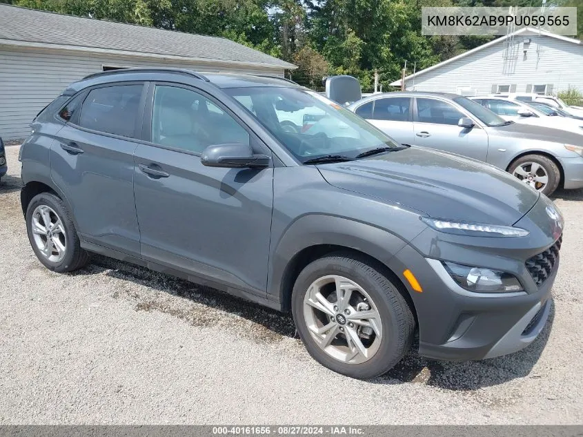 2023 Hyundai Kona Sel VIN: KM8K62AB9PU059565 Lot: 40161656