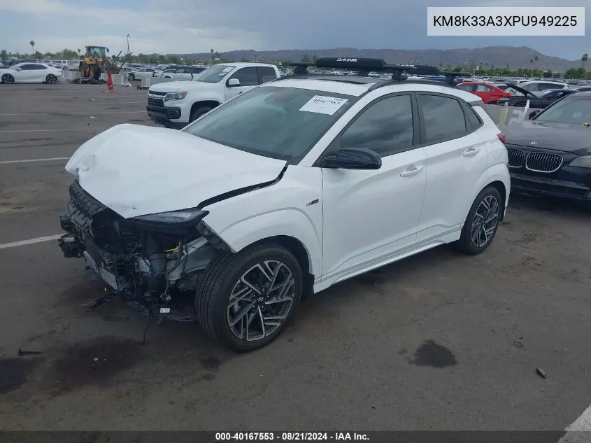 KM8K33A3XPU949225 2023 Hyundai Kona N Line