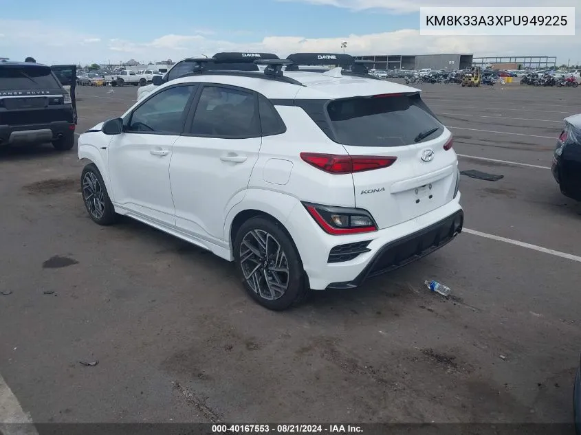 2023 Hyundai Kona N Line VIN: KM8K33A3XPU949225 Lot: 40167553