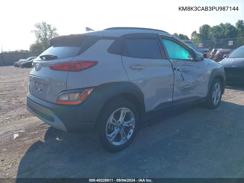 KM8K3CAB3PU987144 2023 Hyundai Kona Sel