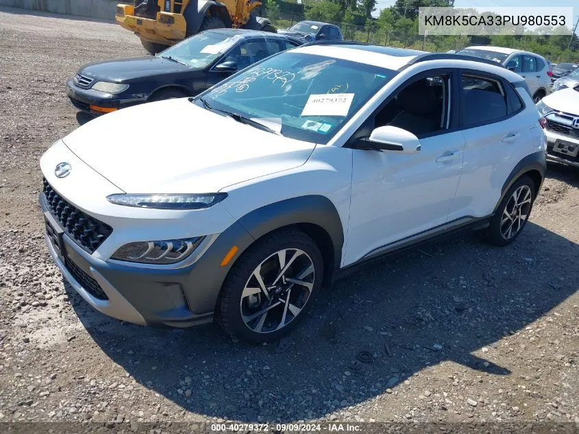 KM8K5CA33PU980553 2023 Hyundai Kona Limited