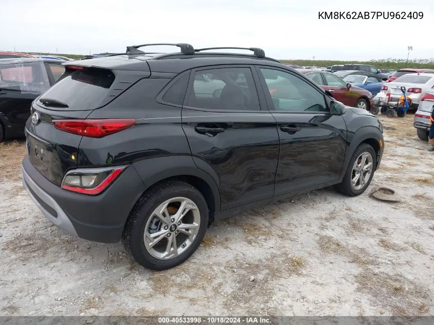 2023 Hyundai Kona Sel VIN: KM8K62AB7PU962409 Lot: 40533998