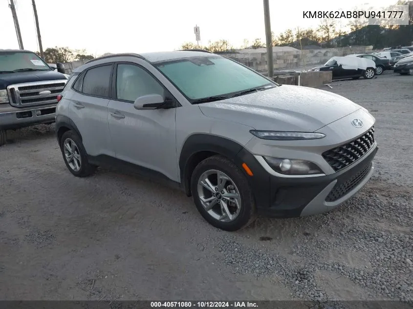 2023 Hyundai Kona Sel VIN: KM8K62AB8PU941777 Lot: 40571080