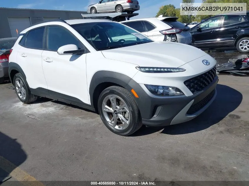 2023 Hyundai Kona Sel VIN: KM8K6CAB2PU971041 Lot: 40585850