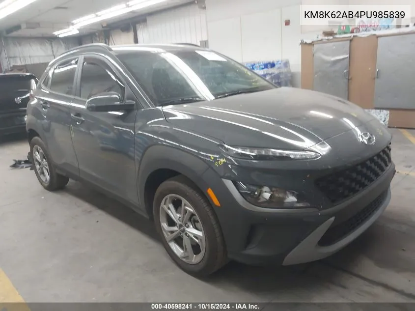 2023 Hyundai Kona Sel VIN: KM8K62AB4PU985839 Lot: 40598241