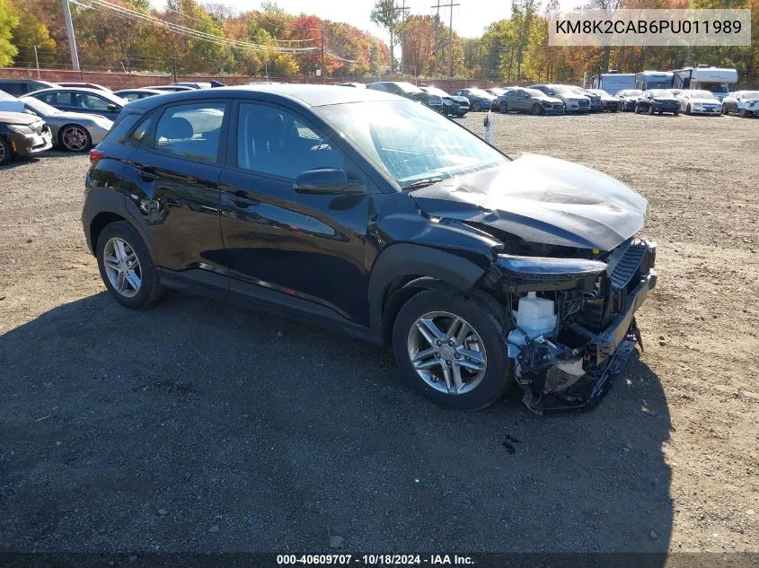 KM8K2CAB6PU011989 2023 Hyundai Kona Se