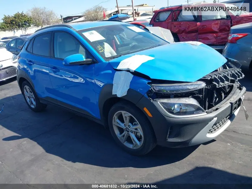 2023 Hyundai Kona Sel VIN: KM8K62ABXPU948648 Lot: 40681832