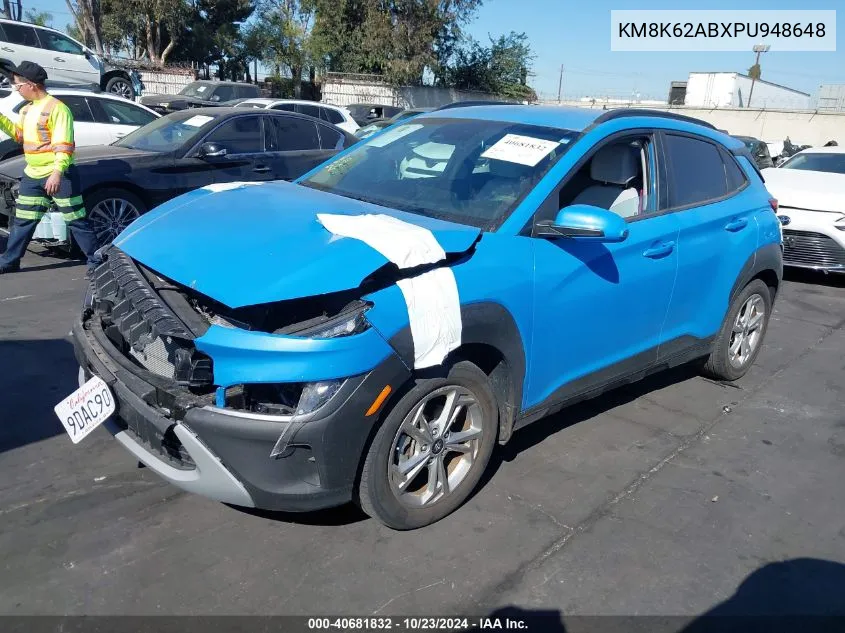 KM8K62ABXPU948648 2023 Hyundai Kona Sel