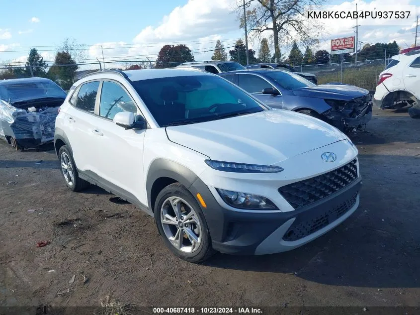 2023 Hyundai Kona Sel VIN: KM8K6CAB4PU937537 Lot: 40687418