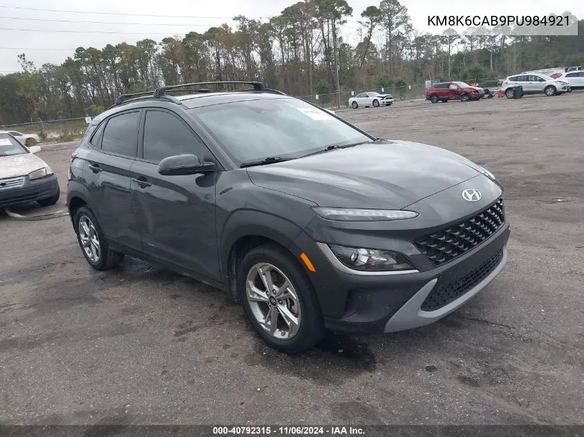 2023 Hyundai Kona Sel VIN: KM8K6CAB9PU984921 Lot: 40792315