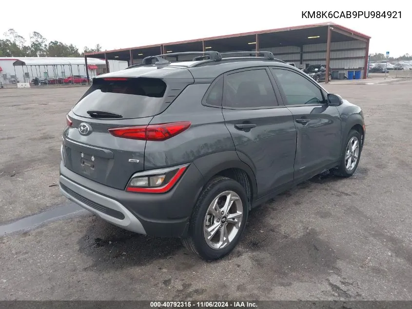 2023 Hyundai Kona Sel VIN: KM8K6CAB9PU984921 Lot: 40792315