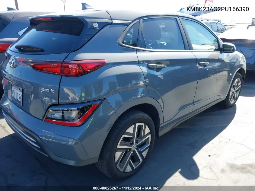 2023 Hyundai Kona Electric Se VIN: KM8K23AG2PU166390 Lot: 40825267