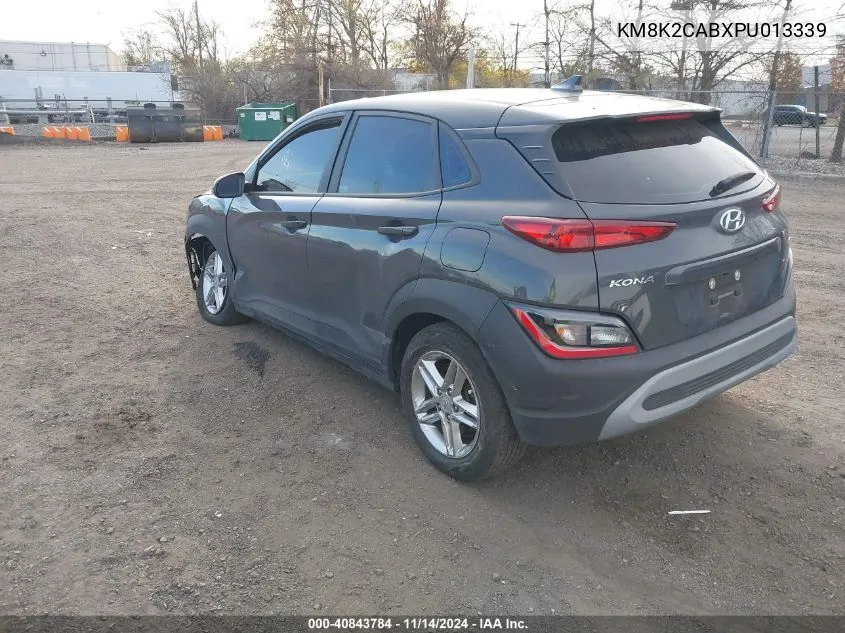 2023 Hyundai Kona Se VIN: KM8K2CABXPU013339 Lot: 40843784