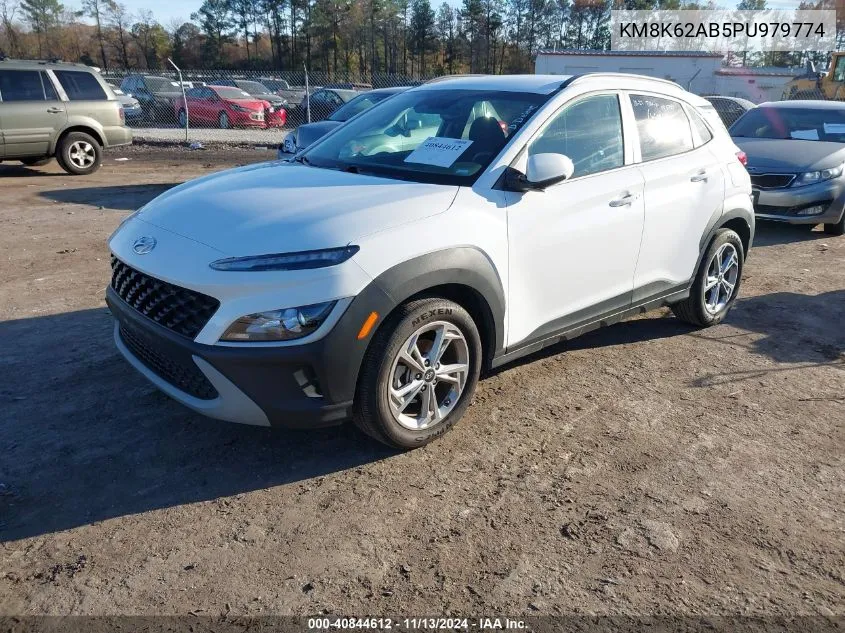 2023 Hyundai Kona Sel VIN: KM8K62AB5PU979774 Lot: 40844612