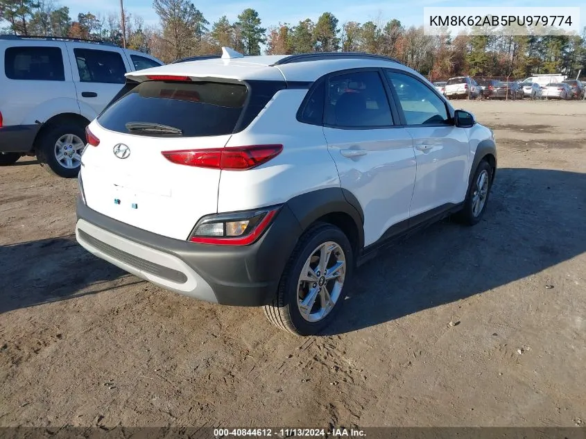 2023 Hyundai Kona Sel VIN: KM8K62AB5PU979774 Lot: 40844612