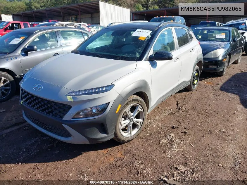 2023 Hyundai Kona Sel VIN: KM8K6CAB5PU982065 Lot: 40870316