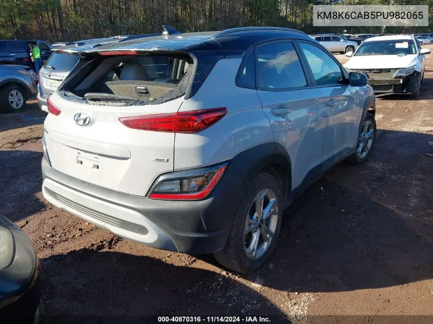 2023 Hyundai Kona Sel VIN: KM8K6CAB5PU982065 Lot: 40870316