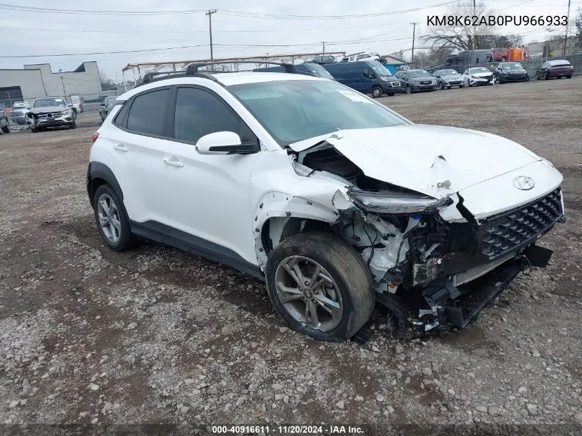 2023 Hyundai Kona Sel VIN: KM8K62AB0PU966933 Lot: 40916611