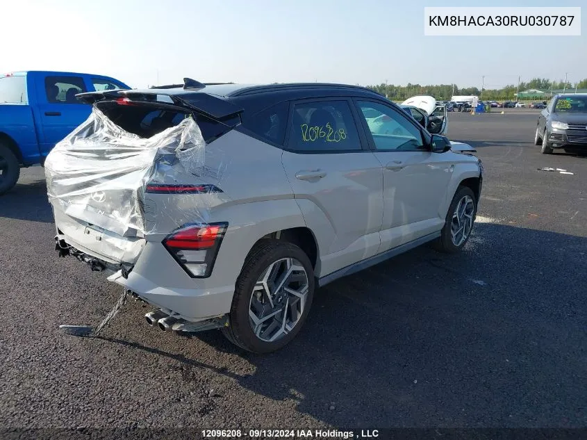 KM8HACA30RU030787 2024 Hyundai Kona 1.6T N Line With Two-Tone Roof