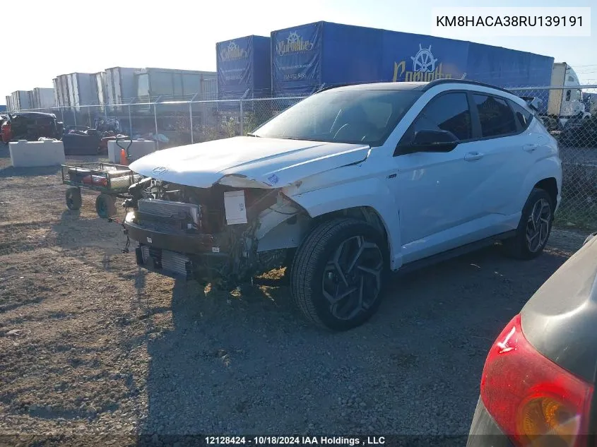 KM8HACA38RU139191 2024 Hyundai Kona 1.6T N Line