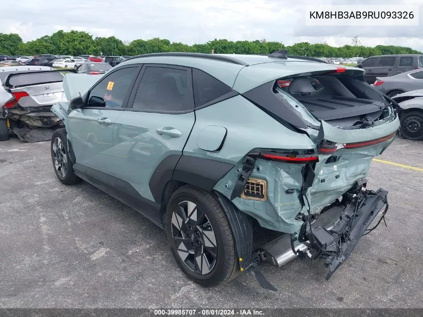 KM8HB3AB9RU093326 2024 Hyundai Kona Sel