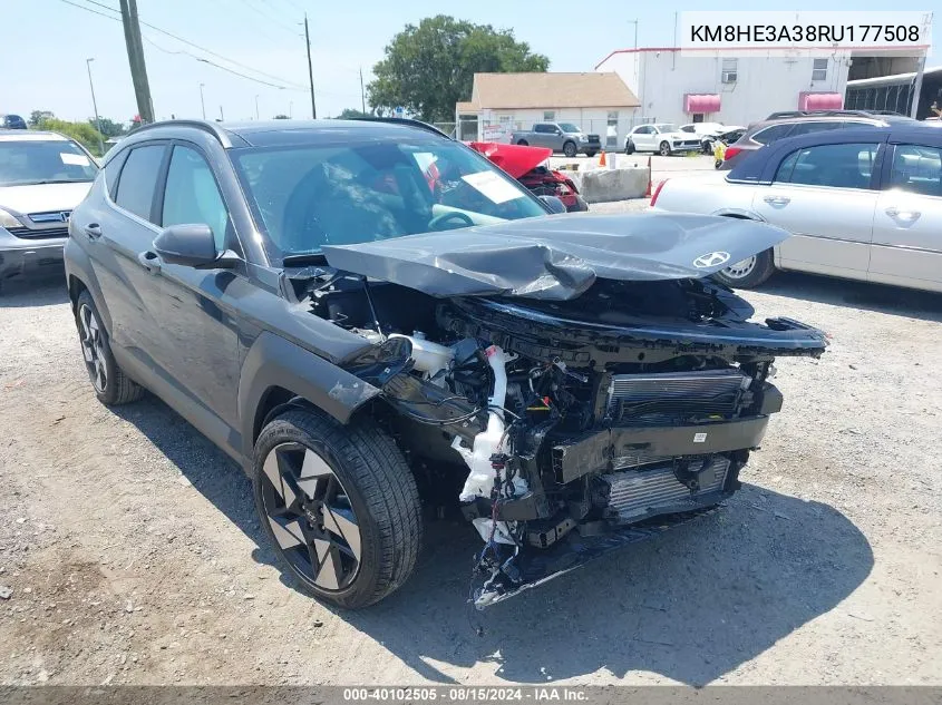 KM8HE3A38RU177508 2024 Hyundai Kona Limited