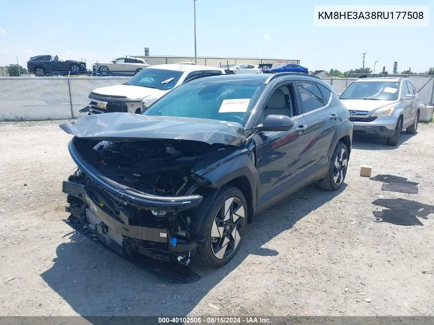 KM8HE3A38RU177508 2024 Hyundai Kona Limited