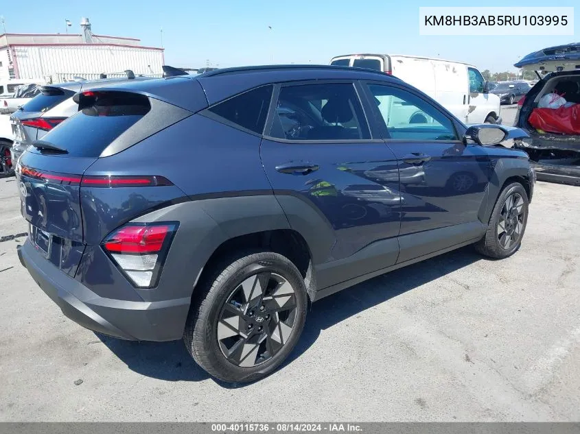 KM8HB3AB5RU103995 2024 Hyundai Kona Sel