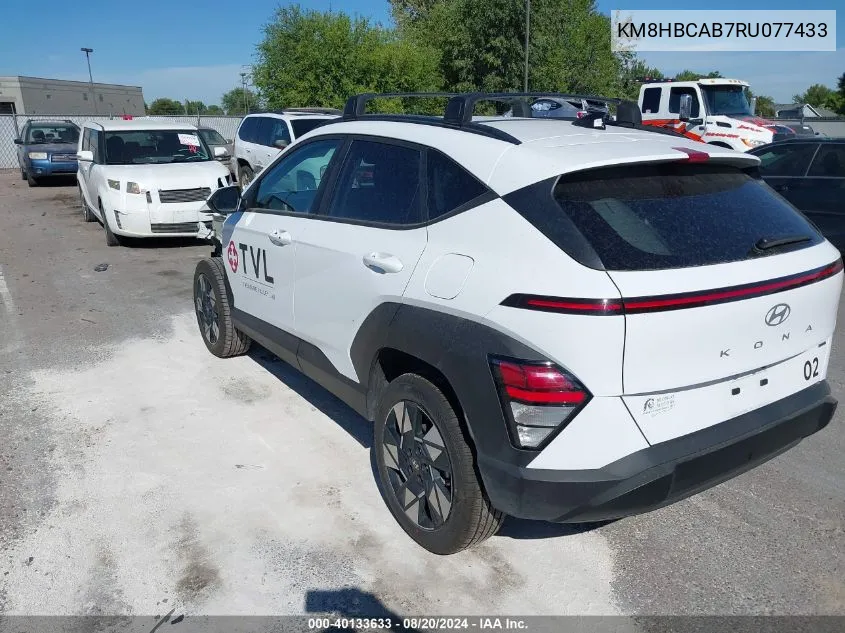 KM8HBCAB7RU077433 2024 Hyundai Kona Sel