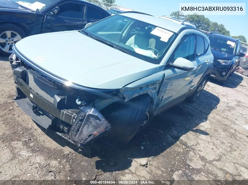 KM8HC3ABXRU093316 2024 Hyundai Kona Sel