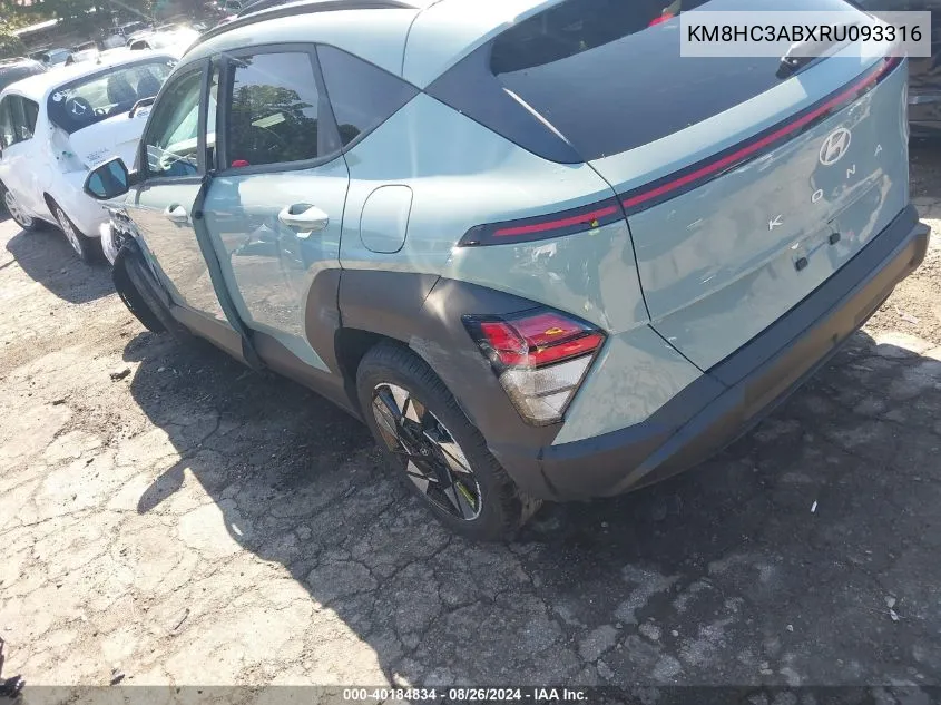 KM8HC3ABXRU093316 2024 Hyundai Kona Sel