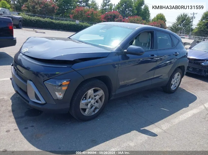 KM8HA3AB0RU131559 2024 Hyundai Kona Se