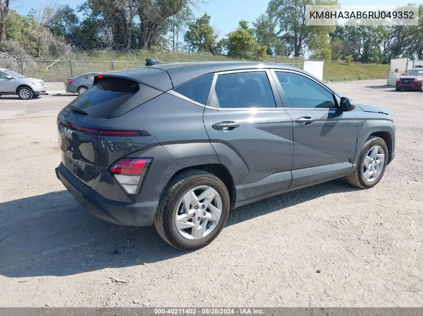 KM8HA3AB6RU049352 2024 Hyundai Kona Se