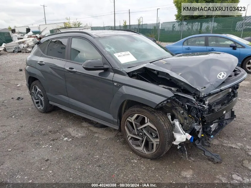 KM8HACA3XRU103423 2024 Hyundai Kona N Line