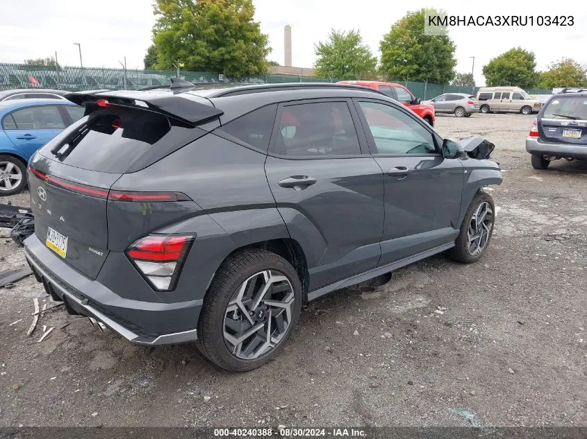 KM8HACA3XRU103423 2024 Hyundai Kona N Line