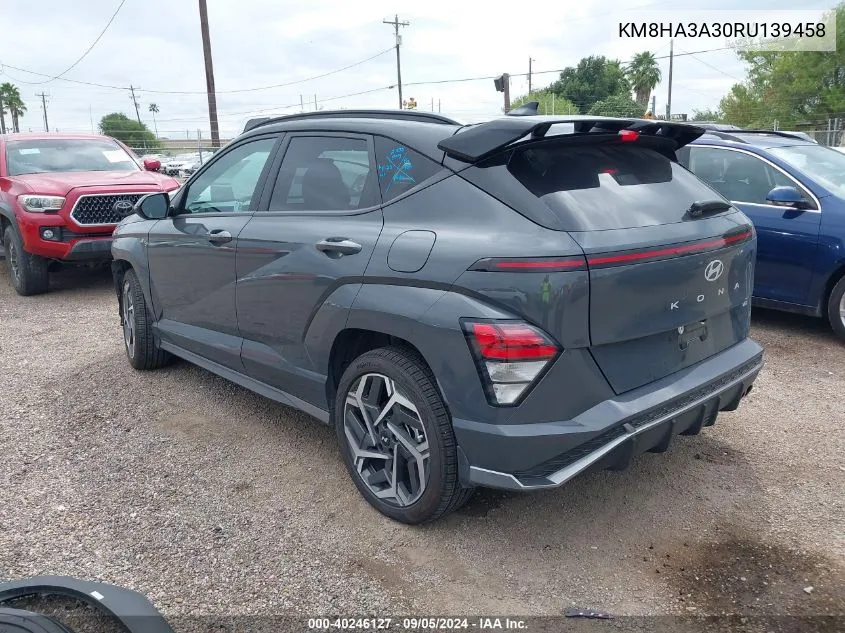 KM8HA3A30RU139458 2024 Hyundai Kona N Line