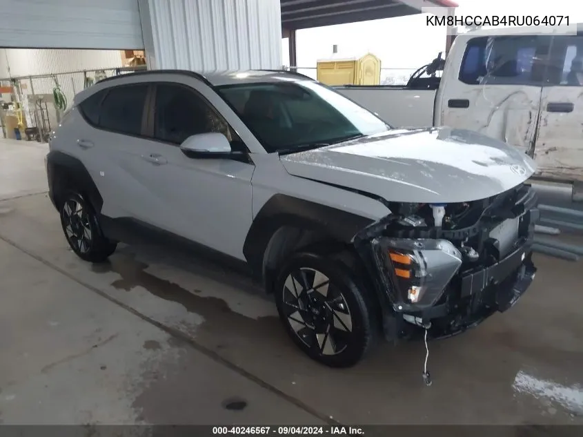 2024 Hyundai Kona Sel VIN: KM8HCCAB4RU064071 Lot: 40246567