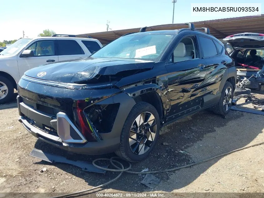 2024 Hyundai Kona Sel VIN: KM8HBCAB5RU093534 Lot: 40264572