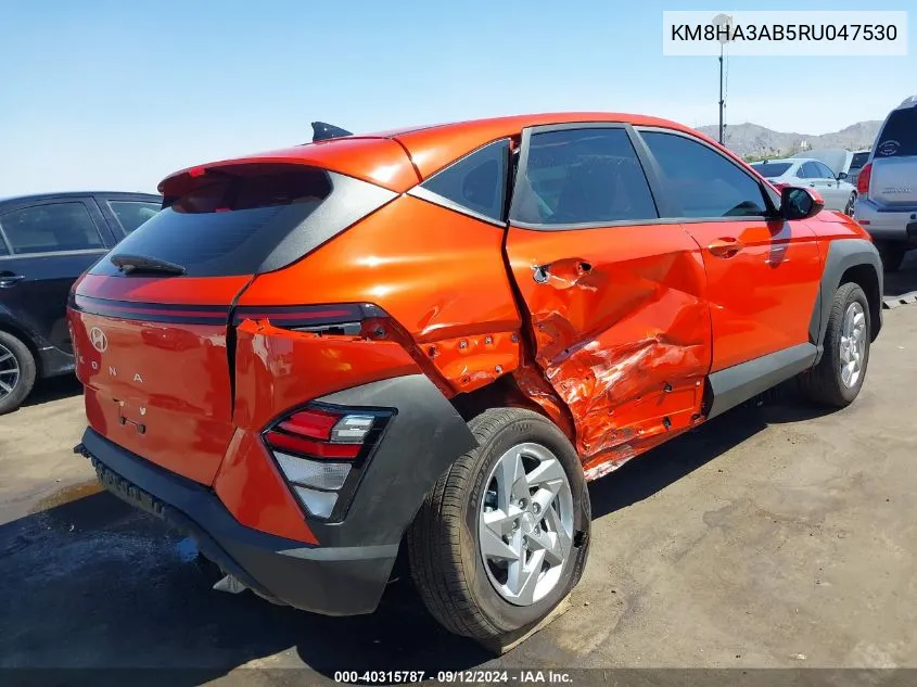 KM8HA3AB5RU047530 2024 Hyundai Kona Se